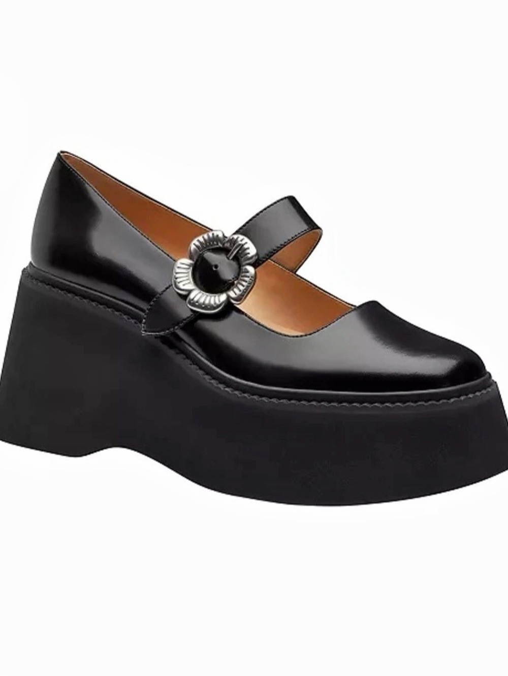 Coach Women's Tea Rose Platform Mary Janes